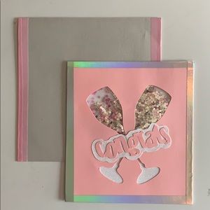 Homemade bridal shower/ wedding card